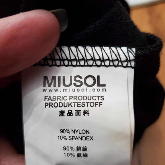 Miusol black with lace overlay dress 3x - Picture 2 of 9